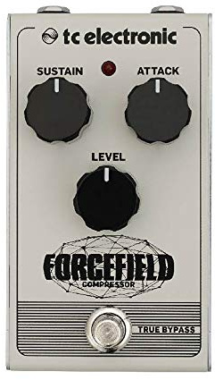TC Electronic FORCEFIELD COMPRESSOR Classic Compressor/Limiter Pedal with Endless Sustain