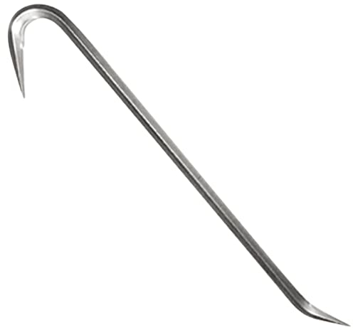 WEDO Nageleisen,Stemmeisen, Brechstange, Brecheisen mit abgewinkeltem Meißelende, rostfreier Stahl, korrosionsbeständig, rostfrei, langlebig, umweltfreundlich, Größe 500 mm Länge
