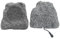 STUDIOFINIX 6,5 Pollici Rock Bluetooth Altoparlanti Impermeabile Potente 400 Watt Bassi Profondi Resistente a Tutte le Intemperie per Giardino esterno Piscina Patio Deck Portico BBQ（1 Coppia, Grigio）