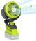 GGiking Clip on Fan Cordless for Ryobi 18V Battery Outdoor Jobsite Fan with LED lampe Camping Workshop Construction Site Tent (No Battery)