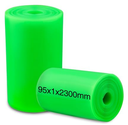 GRELiving 2 x Fat Bike Tyre Liner 54/80/95/110 x 2300 x 1 mm Puncture Protection Tape Bicycle Tyre Tube Protector, Anti Puncture for MTB/E-Bike/Fat Bike (95 mm Fits 3.5-4.5 Inch Tyres)