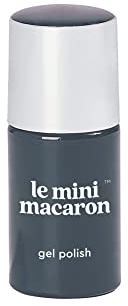 Le Mini Macaron • 3-in-1 UV Nail Polish • Semi-Permanent Nail Gel • LED Drying • Dark Velvet Colour Slate Grey • 10 ml