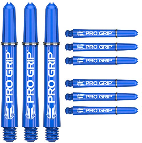Target Darts 3 x Conjuntos de Azul Pro Grip Eje Corto - 9 in Total