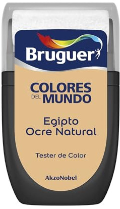 Bruguer Tester Colores del Mundo Pintura para paredes monocapa Egipto Ocre Natural