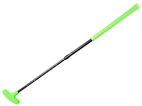 JISADER Putter de Golf retráctil de Dos vías, Mini Putters de Golf Ajustables y Ligeros, Palo de Golf para Patio de césped Interior y Exterior, Verde