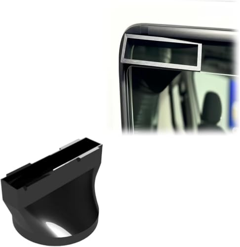 Window Vent Adapters For EcoFlow Wave 2 & 3 Portable AC- Window Duct Adapter - 5 Exhaust / 6 Intake (Square Profile) (6in)