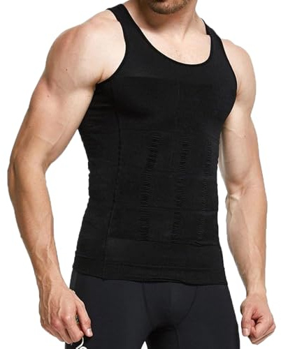 Compression Vest Men Slimming Waist Trainer Shapewear Vest Body Shaper Tank Top Seamless Undershirts