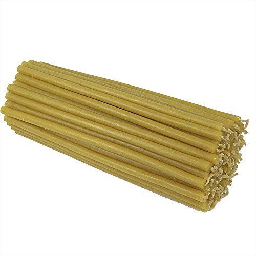NKlaus 973g (aprox. 200 uds.) Velas de calidad de cera de abejas sin hollín velas rituales para la iglesia L: 18cm 36262