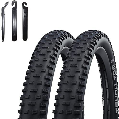 2 x Schwalbe Tough Tom K-Guard fahrradreifen Fahrradmantel 70-584 (27,5 x 2,80) inkl. 3 Reifenheber