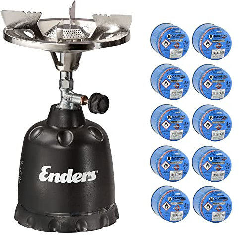 12x Butangas-Stechkartusche 190g inkl. Enders Gaskocher Olymp Kartuschen Campingkocher