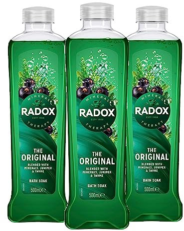 Radox Mineral Therapy Bath Soak The Original for All Types of Skin, 500ml, 3pack