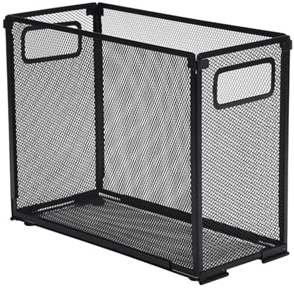 B Baosity Caja para Carpetas de Archivos, Caja Colgante de Malla para Archivos, Cesta de Almacenamiento de Archivos Vertical, Organizador de Archivos de Escrito , S
