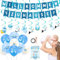 Willkommen Zuhause Baby, Junge Babyparty-Partydekoration , Babyparty Deko Junge , Dekoration fur Babydusche, Willkommen Zuhause Banner Baby- & Kleinkinderzimmer Home Deko Wilkommensdeko