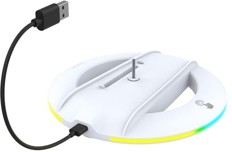 für PS5 Slim-Ständer mit Kühlstation, Vertikaler Ständer, Professioneller, Effizienter Ersatz-RGB-Kühlstationssockel für PS5 Slim Disc Digital Edition