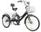 Brride Dreirad für Erwachsene 24 Zoll, 7-Gang Leichtes Klettern Sicher und Stabil, Senioren Dreirad mit 2 Korb, 3-Tad-Fahrrad für Erwachsene Tricycle, Reisen, Einkaufen