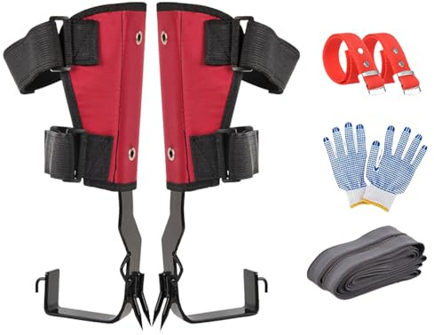 Spurs De Escalada De Árboles - Equipo Profesional, Equipo De Escalada, Equipos Profesional | Herramienta De Seguridad Arborista, Herramienta Interior Al Aire Libre, Uso para Árboles Ascendentes Que