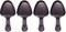 27041 Lot de 4 poêlons à raclette ovales (L x l x H) : 10,5 x 10 x 1,4 cm (poêle) - Longueur totale : 19,7 cm - Passe au lave-vaisselle - Compatible avec Klarstein/Princess/Tristar / Tefal comme