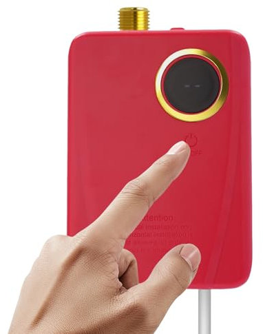 Chauffe-eau Électrique 3500W Chauffe Eau Instantané Electrique 5L avec Affichage Led Contrôle Intelligent Montage Mural pour Maisons, Écoles, Hôpitaux, Bureaux, Bars, Cuisines