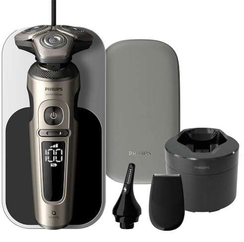 Philips Shaver S9000 Prestige SP9883/36 Rasoio elettrico Wet & Dry con SkinIQ (Shaver PHILIPS S9000 Prestige SP9883/3)