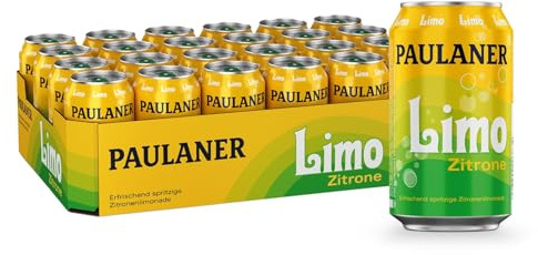 Paulaner Limo Zitrone Erfrischungsgetränk Zitronengeschmack EINWEG (24x0,33l)