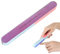 AOYEBO Lima per unghie a 6 lati per unghie naturali - Bordo smerigliato EVA multi-grana con lucidatura a 7 fasi, strumento professionale compatto per manicure/pedicure