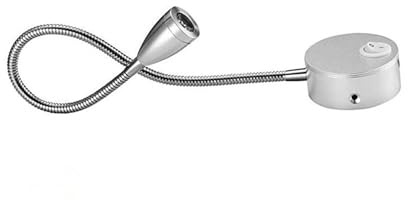 Sosoport Liseuse Lampe de Lecture Murale LED, Applique Murale à Col de Cygne 3w en Aluminium, Orientable pour Lecture au Lit, Chambre