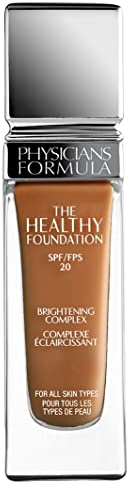 Physicians Formula - The Healthy Foundation SPF 20 - langanhaltende Foundation, leichte - mittlere Deckkraft - mit aufhellendem Komplex, Hyaluronsäure, Vitamin A, C und E, antioxidative Mischung - DN3