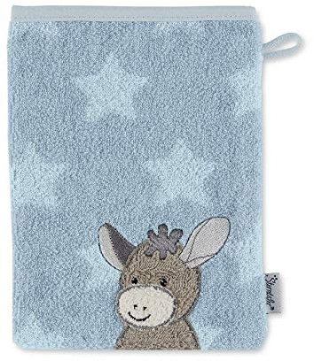 Sterntaler 7202000 Waschhandschuh Emmi, blau