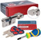 MAUER NW5 Bombin de Seguridad 31x31 Color Niquel con Pomo + Destornillador, Cilindro Bombillo Reforzado Anti Impresioning Anti Rotura AntiBumping Anti-Taladro Leva Anti-Extracción Cerradura