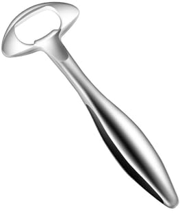 Okaywork Apribottiglie, Flaschenöffner, Bieröffner, Elegante Apribottiglie con Manico antiscivolo, Cool Apribottiglie di, Apribottiglie Beer Bottle Opener con Manico Strato in Gomma Antiscivolo