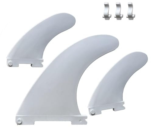 bohally Replacement Paddle Board Lock Fin Inflatable SUP Stand Up Paddle Board Accessory Quick Lock Fins - Center Fin and Side Fins