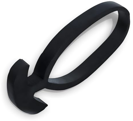 DOJA INDUSTRIAL | ATTACHE PLANTE TENDEUR ELASTIQUE 8cm | PACK 100 | CLIPS PLANTES avec crochet forme d' ANCRE | Mini Tendeurs pour Bache piscine | SANDOW elastique tuteur bambou tomate Jardin Plantes