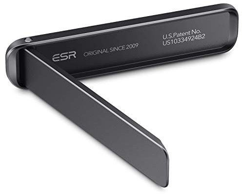 ESR Handy Ständer, Phone Fingerhalterung, Hoch und Querformat, Anpassbarer Winkel, Kompatibel mit iPhone Air/17/16/15/14/13/12, Google Pixel 10,Samsung Galaxy S25/S24/S23/S22/S21/S20,Xiaomi, Schwarz