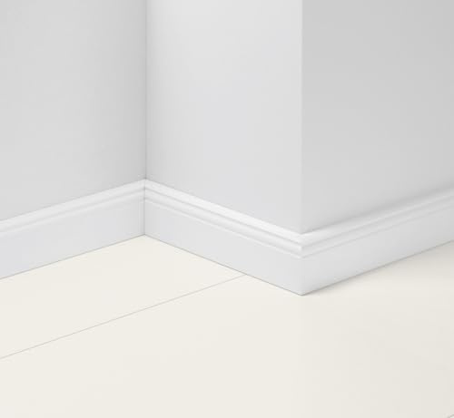 Parador Dekor-Sockelleiste HL 1 Uni weiß D001 Länge 2.20m