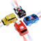 Tracks Cars 4 Pack Spielzeug Magic Cars Auto Tracks Car mit 5 LED Blinkenden Lichtern, Track-Spielzeugautos leuchten im Dunkeln, kompatibel mit den meisten Tracks für Kinder, Jungen und Mädchen