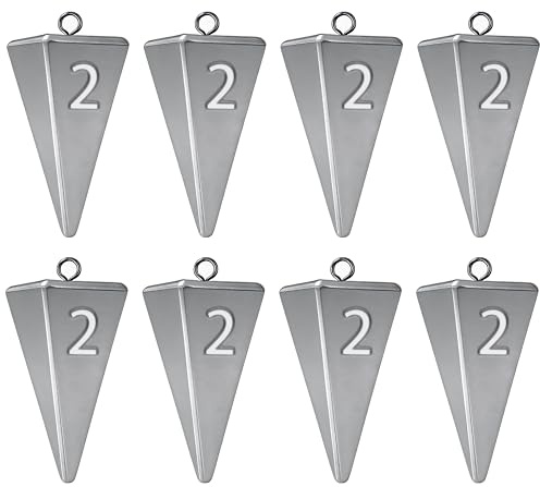 Fishing Weights Sinkers Pyramid Sinkers Surf Fishing Sinkers for Saltwater Fishing Gear Tackle 1oz 2oz 3oz 4oz 5oz 6oz 8oz 10oz 12oz 14oz 16oz