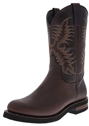 FB Fashion Boots Botas de vaquero para hombre ROPER-C Botas de equitación occidental Botas de hombre Marrón, moca, 43 EU