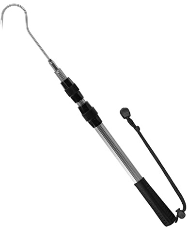 KOMCLUB Telescopic Fishing Gaff with Super Sharp Spear Hook Lightweight