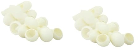 Gogogmee 2 Sätze Natürliche Peelingbürstenlöcher Für Sanfte Reinigung Und Mitesserentfernung 200 Stück * 2