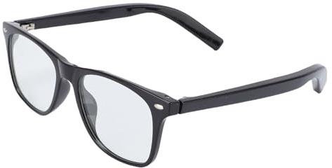 Vikye AI Smart Camera Brille, BT5.3 in Mikrofon und Lautsprecher, AI Real - Zeitübersetzung, Geeignet für Außen- und Innen-, Radfahren, Wanderreisen (schwarzer Rahmen #12)