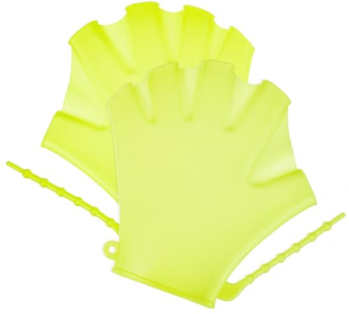 SHINEOFI Guantes de Natación de Silicona para 2 Piezas, Entrenamiento de Resistencia al Agua y Tonificación Muscular, Ideales para Piscina y Buceo