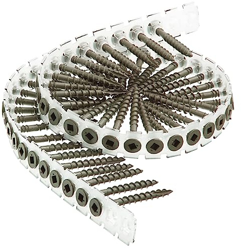 Senco 08D175W DuraSpin #8 x 1-3/4-inch, Decking and Dock Collated Screw, 1,000 Ct.