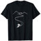Skifahrer in Tiefschnee. Retro Apres Ski. Powder Skifahren T-Shirt