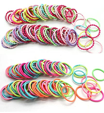 200 lazos para el cabello para niñas, 3 cm, lazos para el cabello pequeños, lazos elásticos para el cabello, lazos perfectos para el cabello para niños, niñas pequeñas