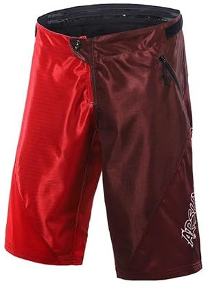 Fahrradshorts 5-Zoll-Innenshorts Anti-Rutsch-Mountainbike-Shorts for Herren Ultra-atmungsaktive Radhose for Downhill- und Trail-Radfahren Geeignet for Mountainbiken und Outdoor-Aktivitäten(Red 59CM,Eu