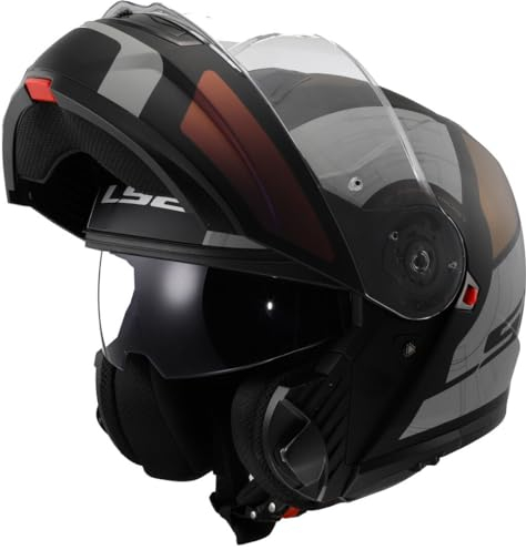 LS2, Casque modulable moto STROBE II ORION mat black purple blue, L