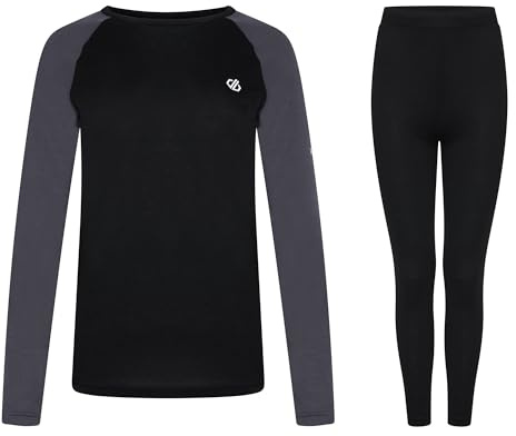 Dare2B Womens Exchange III Base Layer Set with advanced Q-Wic+ technology, perfect for Wintersports & Outdoors