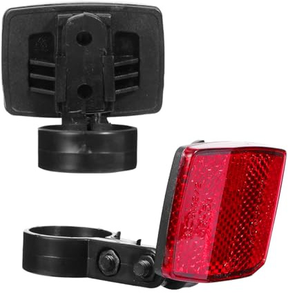 Veemoon Reflectores para Bicicleta de Montaña 2 Unidades Rojos Reflectores de Advertencia para Radios Seguridad Ciclismo Exterior
