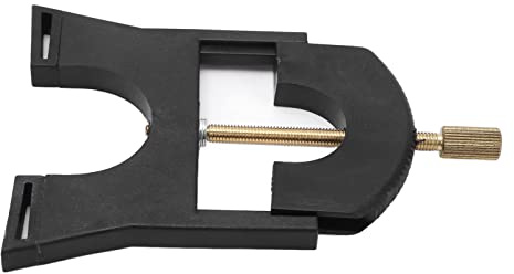 HUSHUI 1/4-4/ Cello Strings Bridge Ersättningsverktyg, Justerbart och Hållbart, Lyfter Säkert Strängar för Cellounderhåll, Svart Plast, 1 Stycke