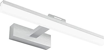 Klighten Lampada da Specchio a LED per Bagno 12W 40cm Lampada bagno 585LM Bianco Freddo 6000K Moderno Bagno Luce per Trucco, 180°Regolabile, 40CM, Argento